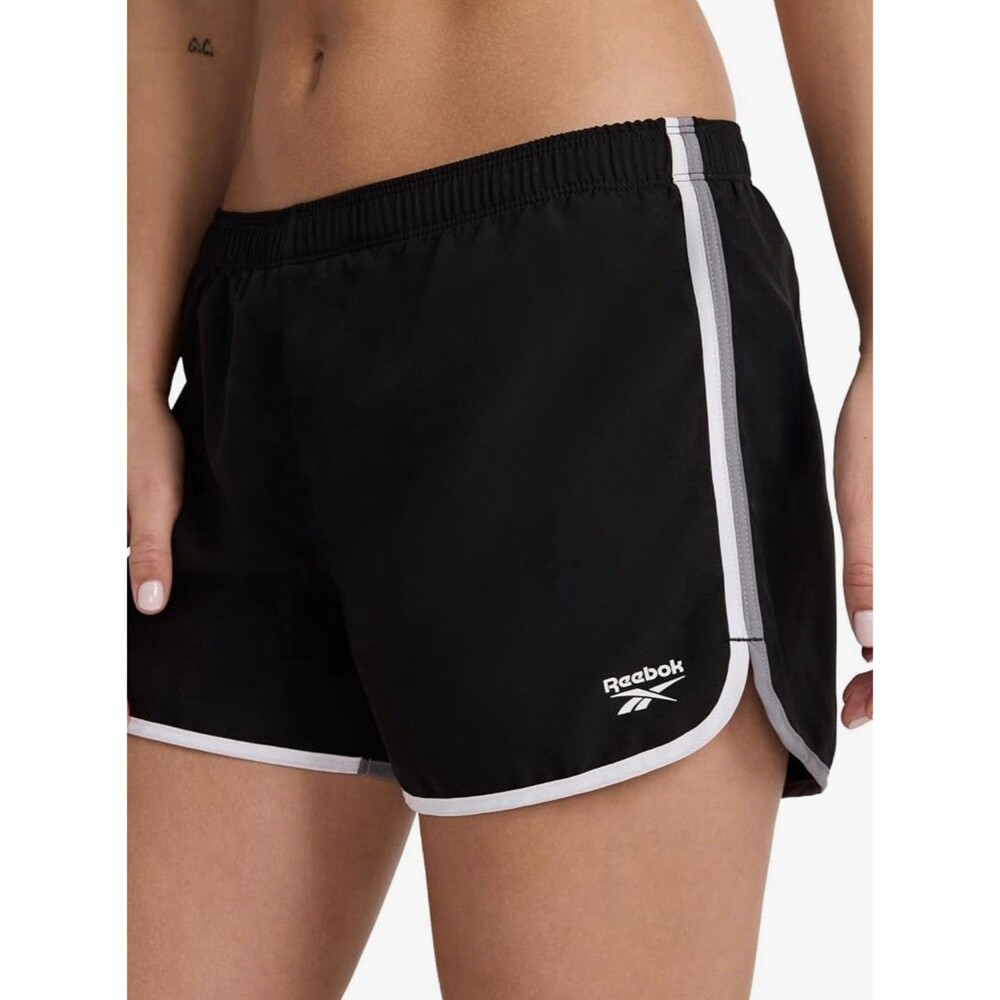 Reebok Women's Size Small 2 Color Varsity Training Short Black